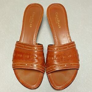 Cole Haan Women's Brown Slide Sandals